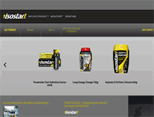 Tablet Screenshot of isostar.at